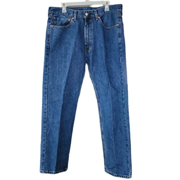Vintage 90s Levi's 505 Blue Denim‎ Jeans Men's 36/30 - Picture 1 of 8
